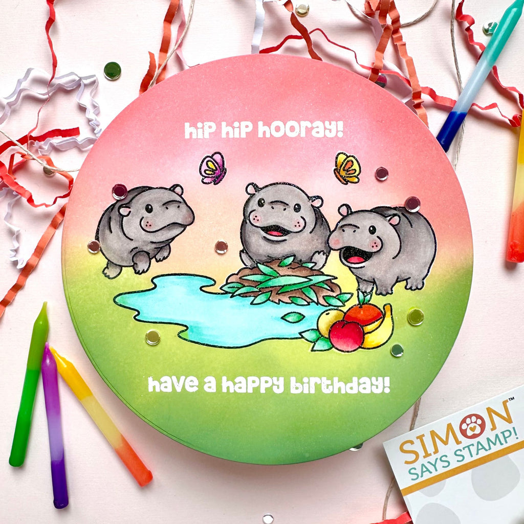 Simon Says Stamp Basic Shapes Circles Wafer Dies 8006sd Favorite Things Birthday Card