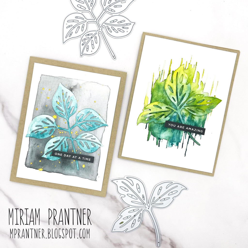 Simon Says Stamp Basil Leaves Wafer Dies 1315md Friend Like You Leaf Cards | color-code:ALT04