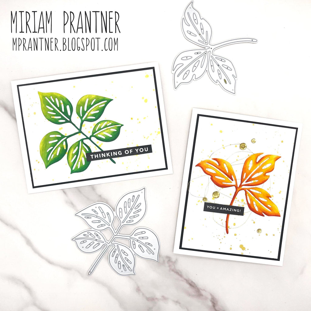 Simon Says Stamp Basil Leaves Wafer Dies 1315md Friend Like You Leaf Cards | color-code:ALT06