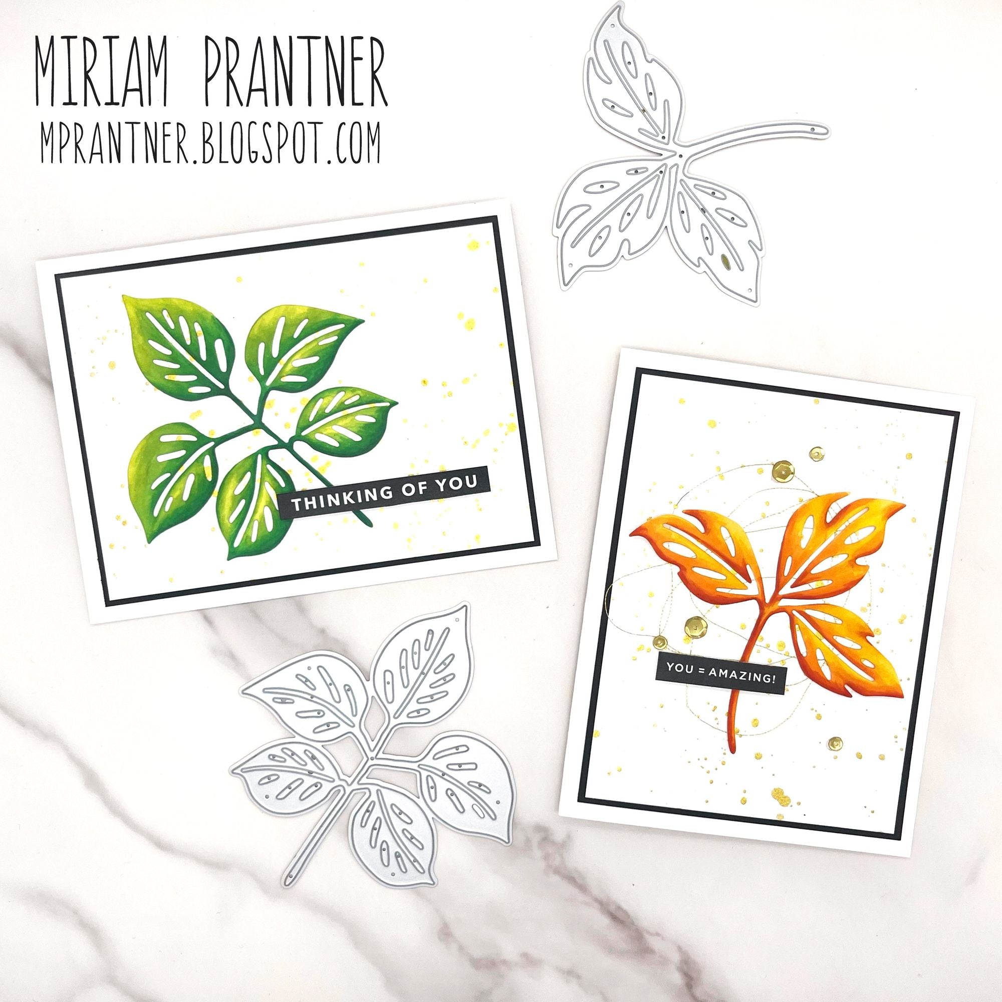 Simon Says Stamp Basil Leaves Wafer Dies 1315md Friend Like You Leaf Cards | color-code:ALT06