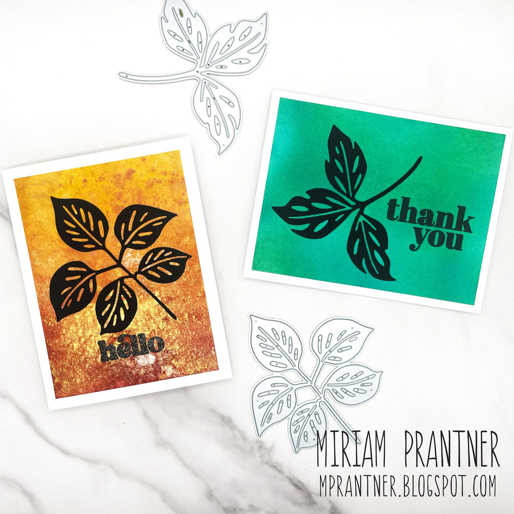 Simon Says Stamp Basil Leaves Wafer Dies 1315md Friend Like You Leaf Cards | color-code:ALT01