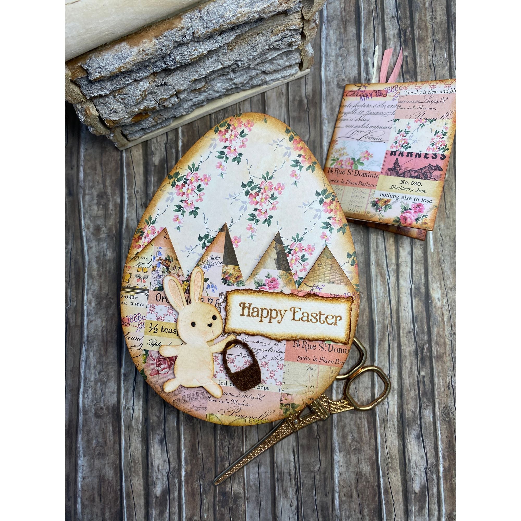 Simon Says Stamp Basket Bunny Wafer Dies s1119 Beautiful Moments Easter Card