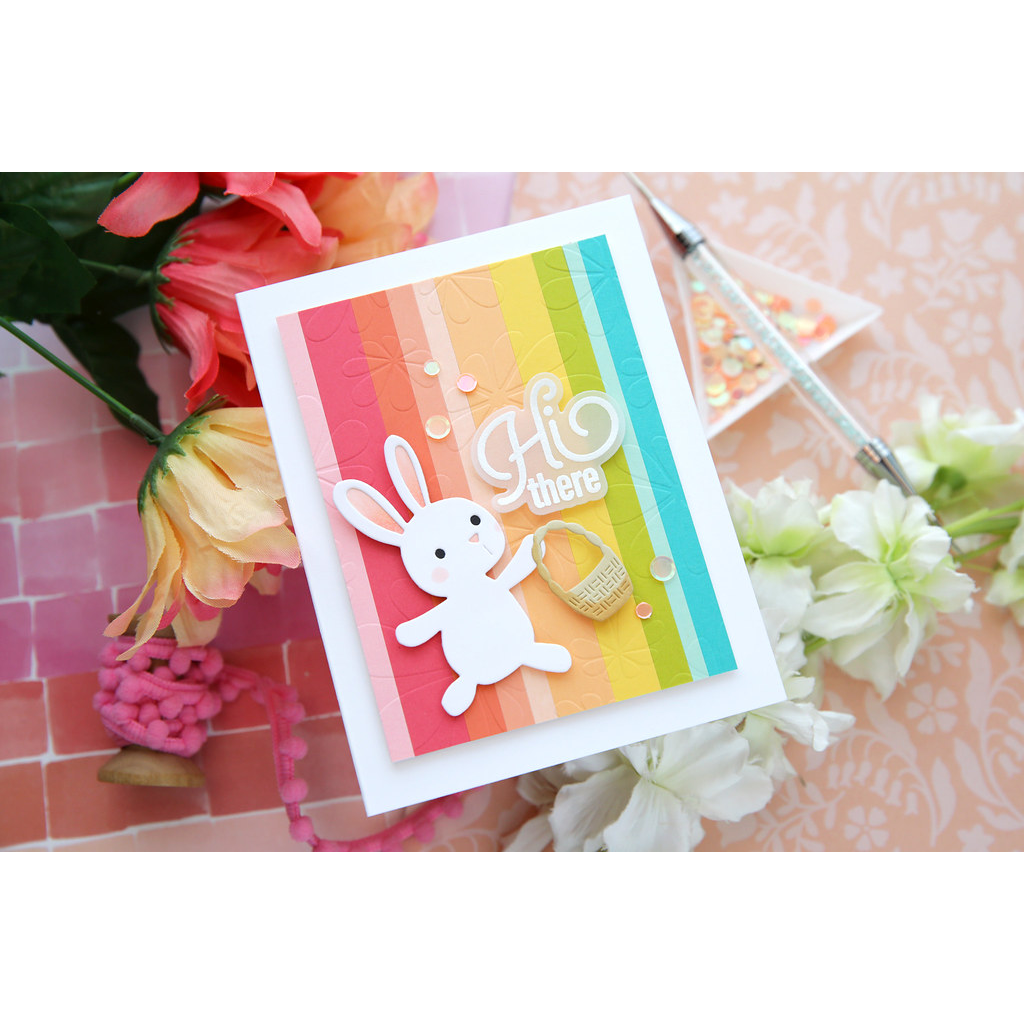 Simon Says Stamp Basket Bunny Wafer Dies s1119 Beautiful Moments Spring Card | color-code:ALT04