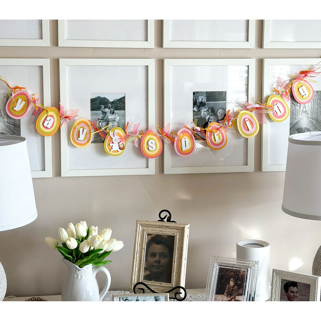 Simon Says Stamp Basket Bunny Wafer Dies s1119 Beautiful Moments Spring Banner