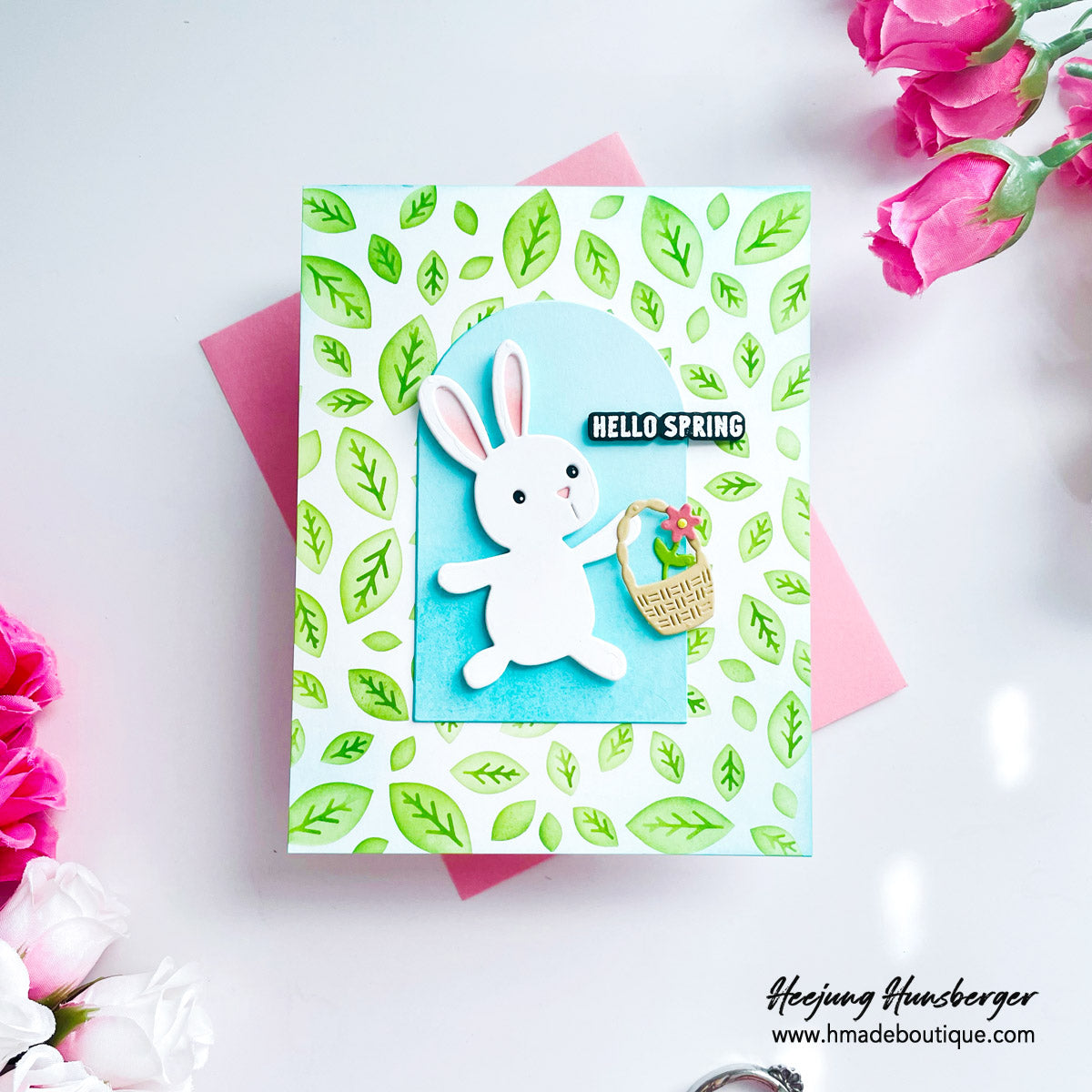 Simon Says Stamp Basket Bunny Wafer Dies s1119 Beautiful Moments Easter Card | color-code:ALT03