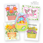 Simon Says Stamps and Dies Basket of Blooms set1174bb Beautiful Moments Spring Card Set | color-code:ALT01
