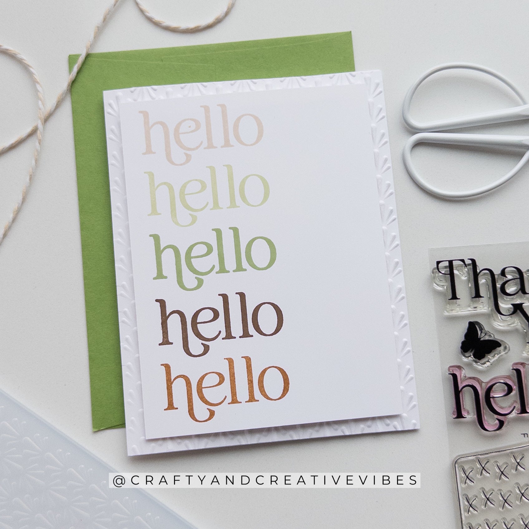 Simon Says Clear Stamps Basket of Blooms 2380ssc Beautiful Moments Hello Card