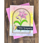 Simon Says Clear Stamps Basket of Blooms 2380ssc Beautiful Moments Sympathy Card