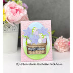 Simon Says Clear Stamps Basket of Blooms 2380ssc Beautiful Moments  Easter Card