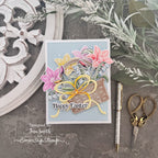 Simon Says Clear Stamps Basket of Blooms 2380ssc Beautiful Moments Easter Card