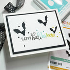 Simon Says Stamp Bat Trio Wafer Dies 1124sd Cheering for You Halloween Card