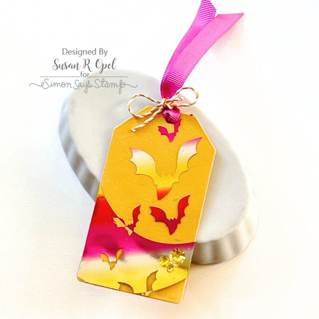 Simon Says Stamp Bats Acetate Foil Transfer Sheets 1004ssa Cheering for You Halloween Tag