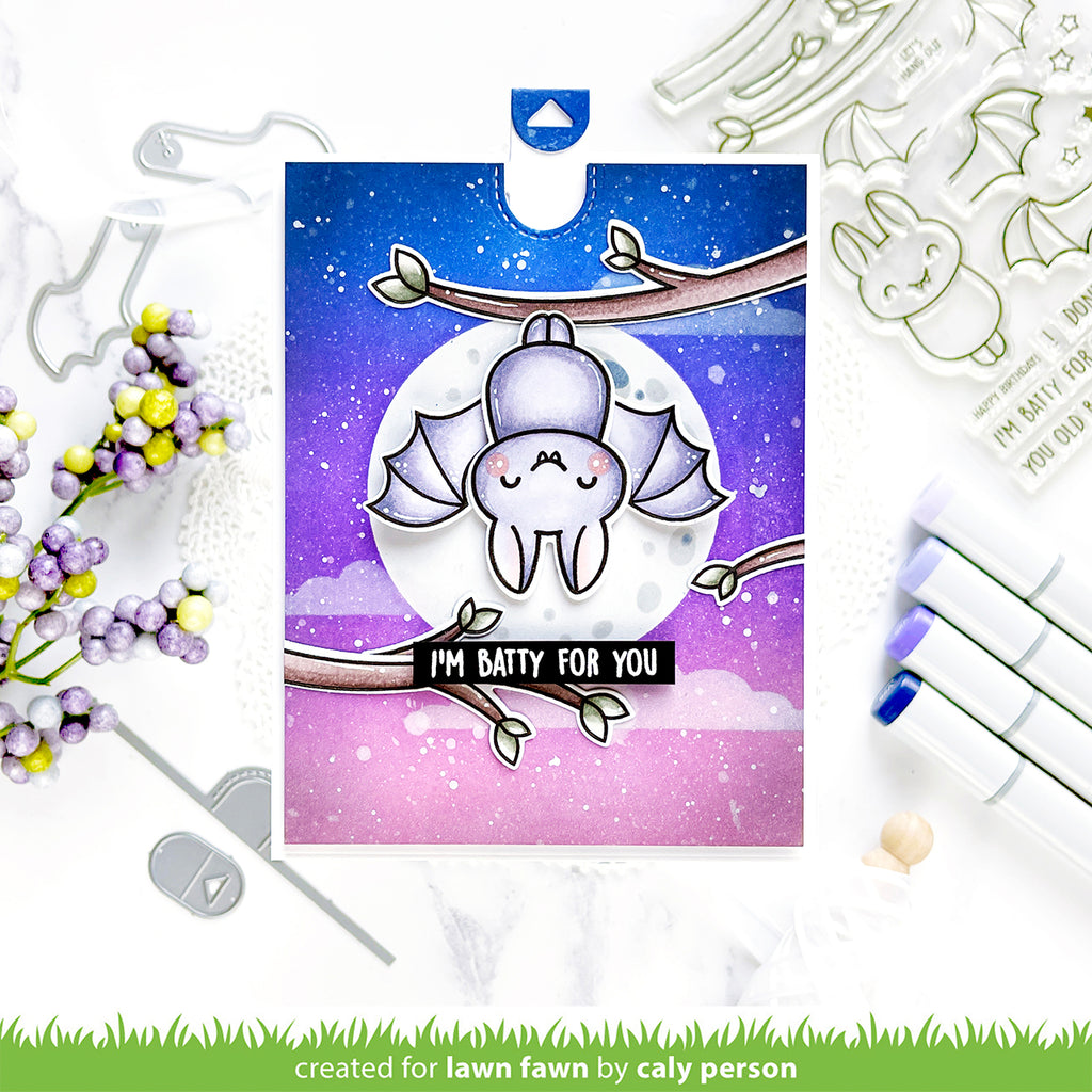 Lawn Fawn Set Batty for You Clear Stamps and Dies Batty for You | color-code:alt1