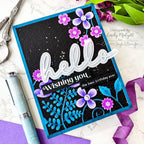 Simon Says Stamp Sentiment Strips Birthday Wishes Black on Black 1011sgb Cheering for You Birthday Card | color-code:ALT01