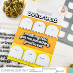 Mama Elephant Be Scary Clear Stamps ghosts