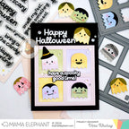Mama Elephant Be Scary Clear Stamp and Die Set spooky
