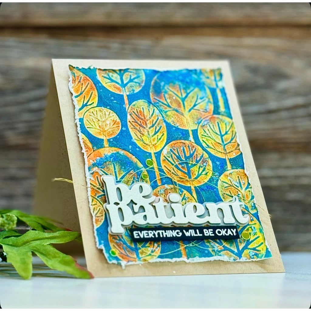 Simon Says Stamp Be Patient Wafer Dies 1307mdc STAMPtember Be Patient Card