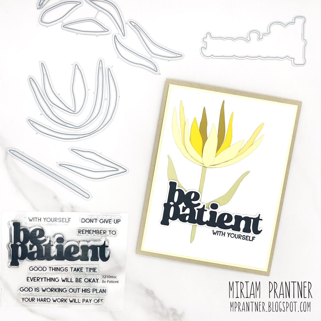 Simon Says Stamp Be Patient Wafer Dies 1307mdc STAMPtember Be Patient Card | color-code:ALT03