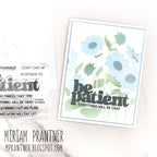 Simon Says Clear Stamps Be Patient 1210msc STAMPtember Be Patient Card | color-code:ALT03