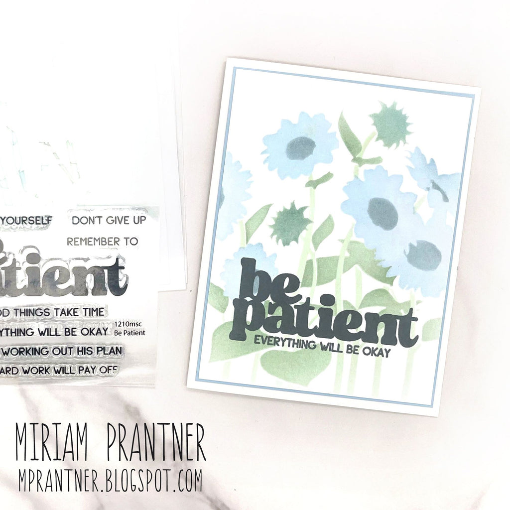 Simon Says Clear Stamps Be Patient 1210msc STAMPtember Be Patient Card | color-code:ALT03