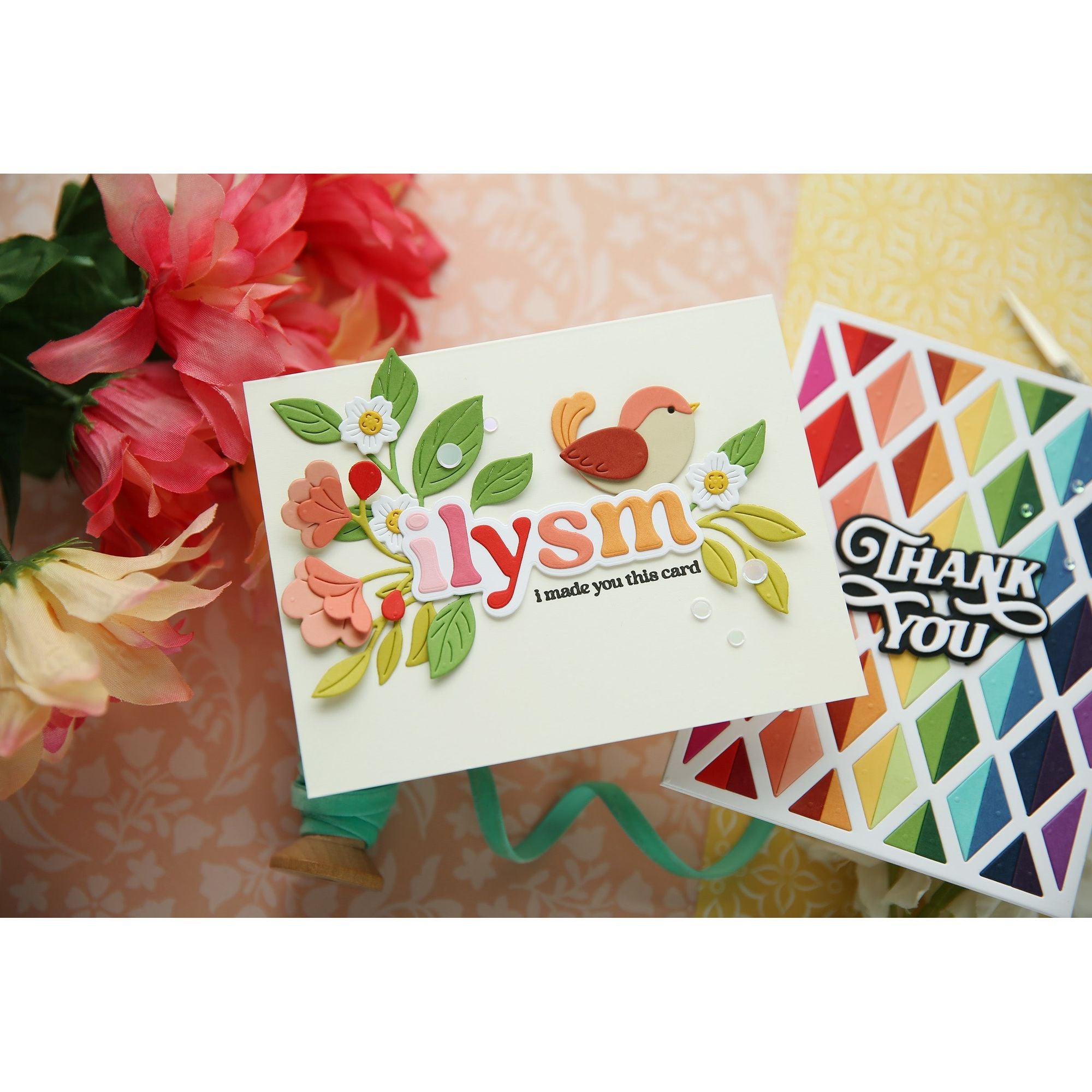 Simon Says Stamp Beautiful Branch Wafer Dies s1020 Happy Camper ILYSM Card | color-code:ALT01