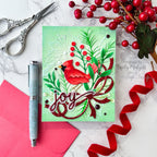 Simon Says Stamp Beautiful Cardinal Wafer Die s1046 Sugar and Spice Holiday Card | color-code:ALT01
