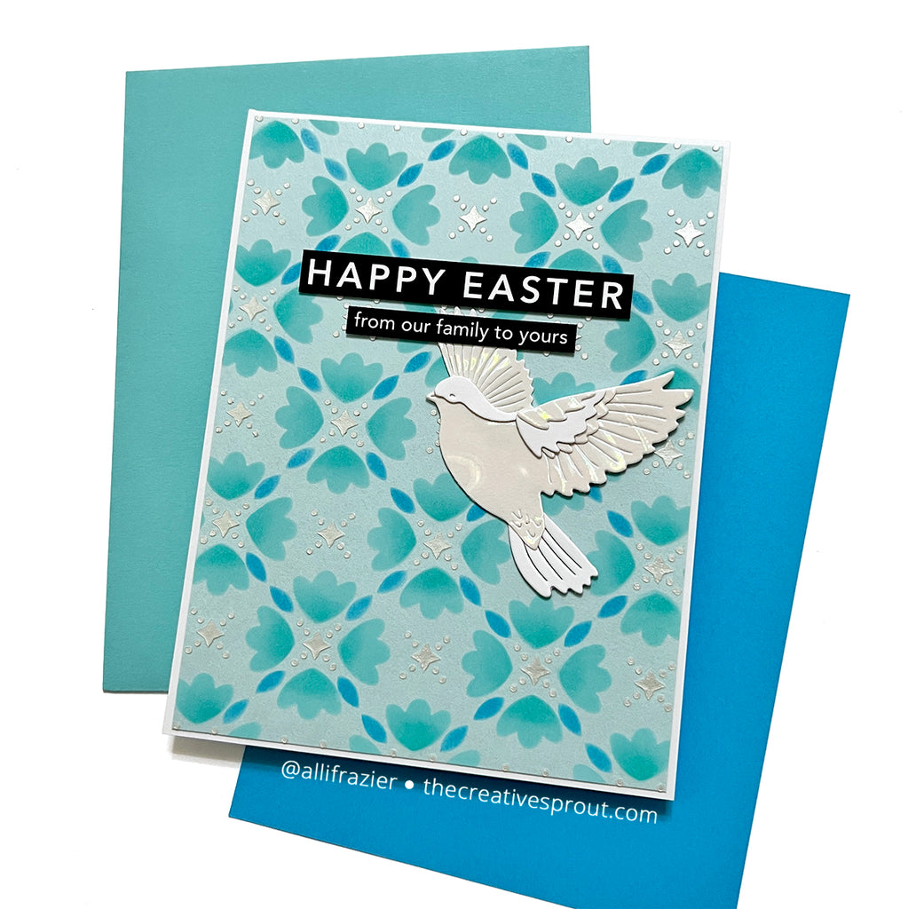 Simon Says Stamp Beautiful Dove Wafer Dies s884 Splendor Easter Card | color-code:ALT03