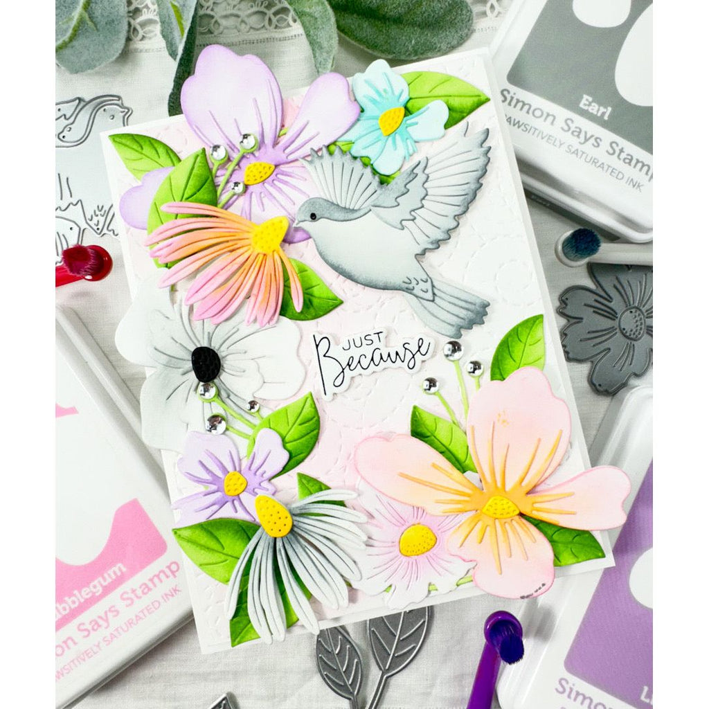 Simon Says Stamp Beautiful Dove Wafer Dies s884 Splendor Just Because Card | color-code:ALT04