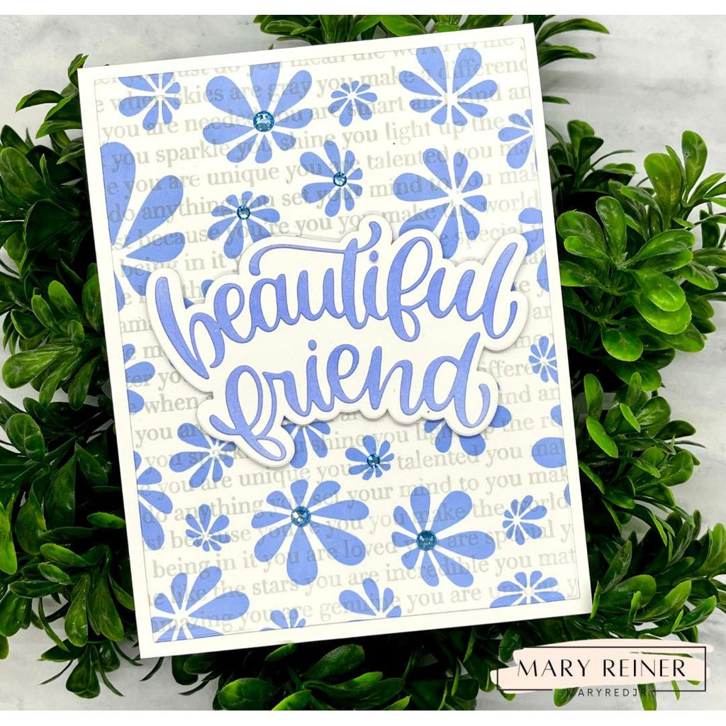Simon Says Stamp Beautiful Friend Wafer Dies 1565sd Beautiful Moments Friend Card | color-code:ALT04