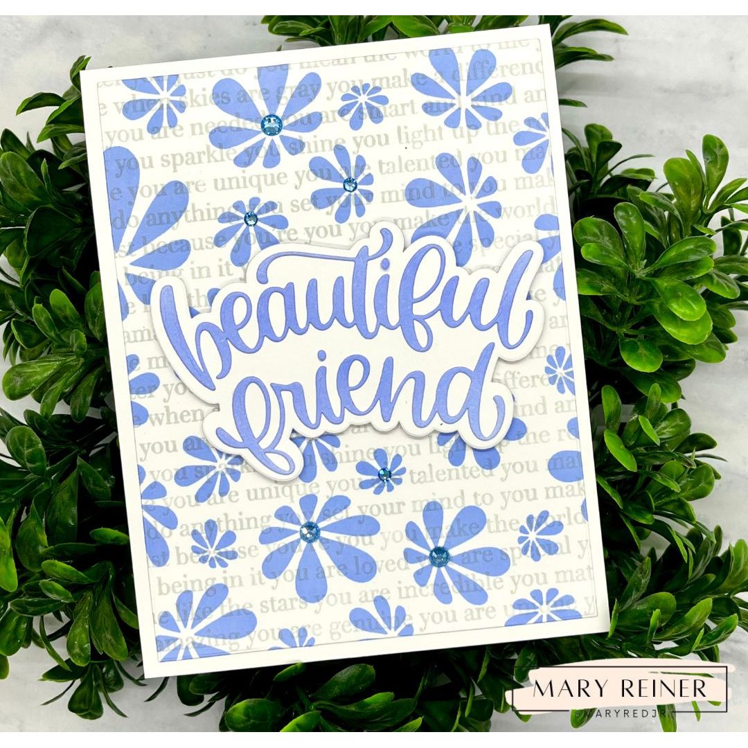 Simon Says Stamp Beautiful Friend Wafer Dies 1565sd Beautiful Moments Friend Card | color-code:ALT04