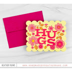 Simon Says Stamp Stencils Beautiful Blooms Hugs 1024stc Sunny Vibes Hugs Card | color-code:ALT03