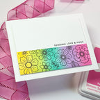 Simon Says Clear Stamps Beautiful Blooms 3036ssc Sunny Vibes Sending Love and Hugs Card