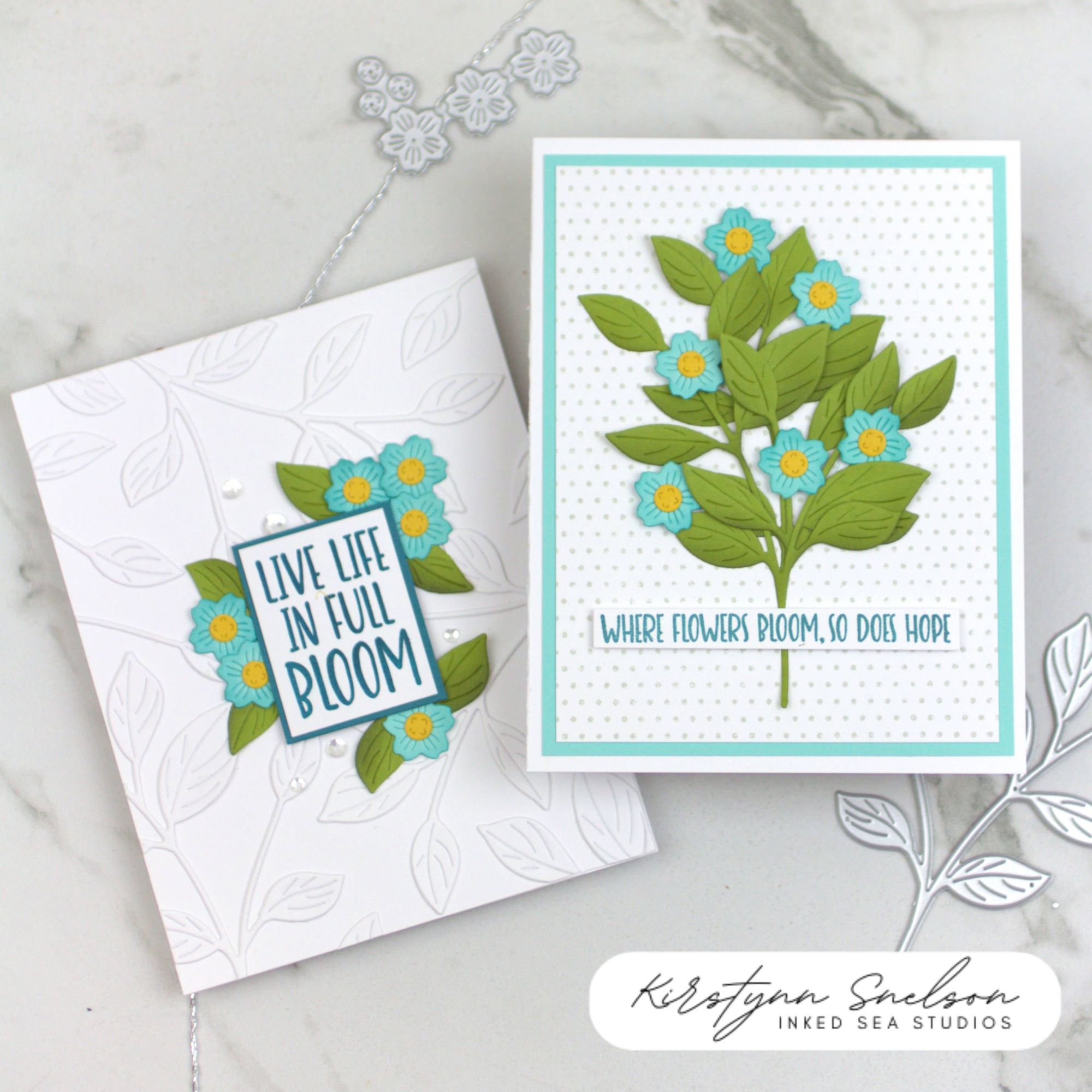 Simon Says Stamp Beautiful Branch Wafer Dies s1020 Happy Camper Encouragement Cards
