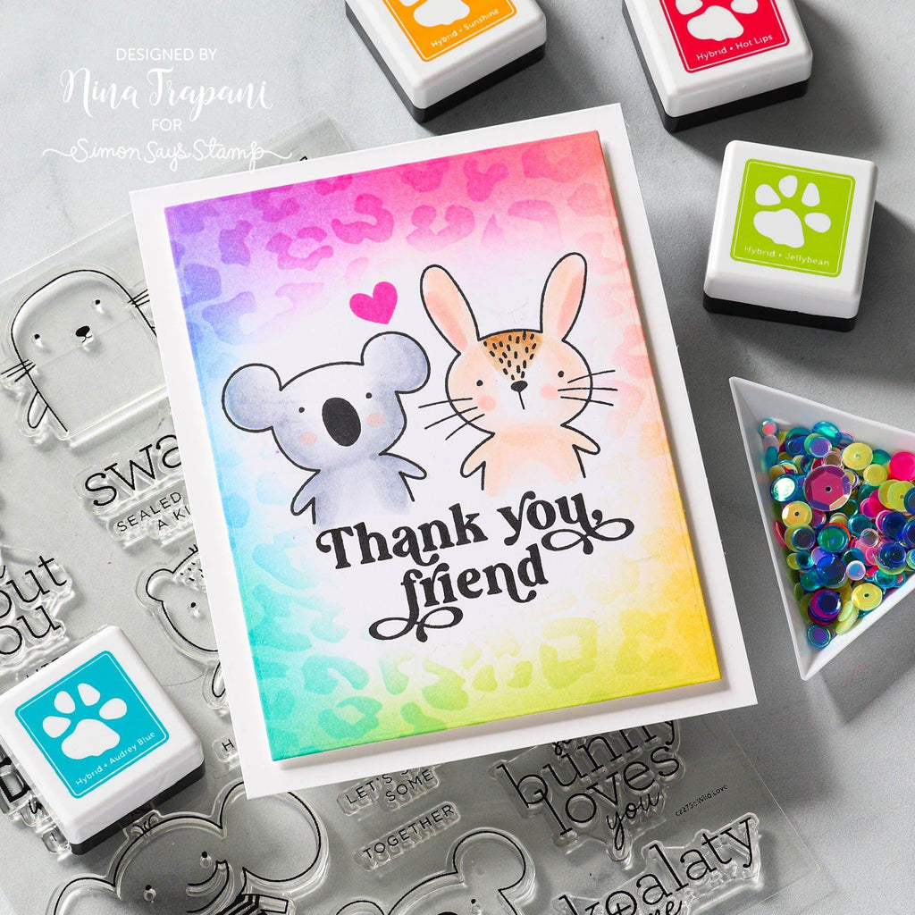Simon Says Stamp Beginner Stamper Card Kit sssbck23 Thank You Card | color-code:ALT03