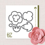 Benzie Design BZ Ring of Roses Deep Etch Dies tded072