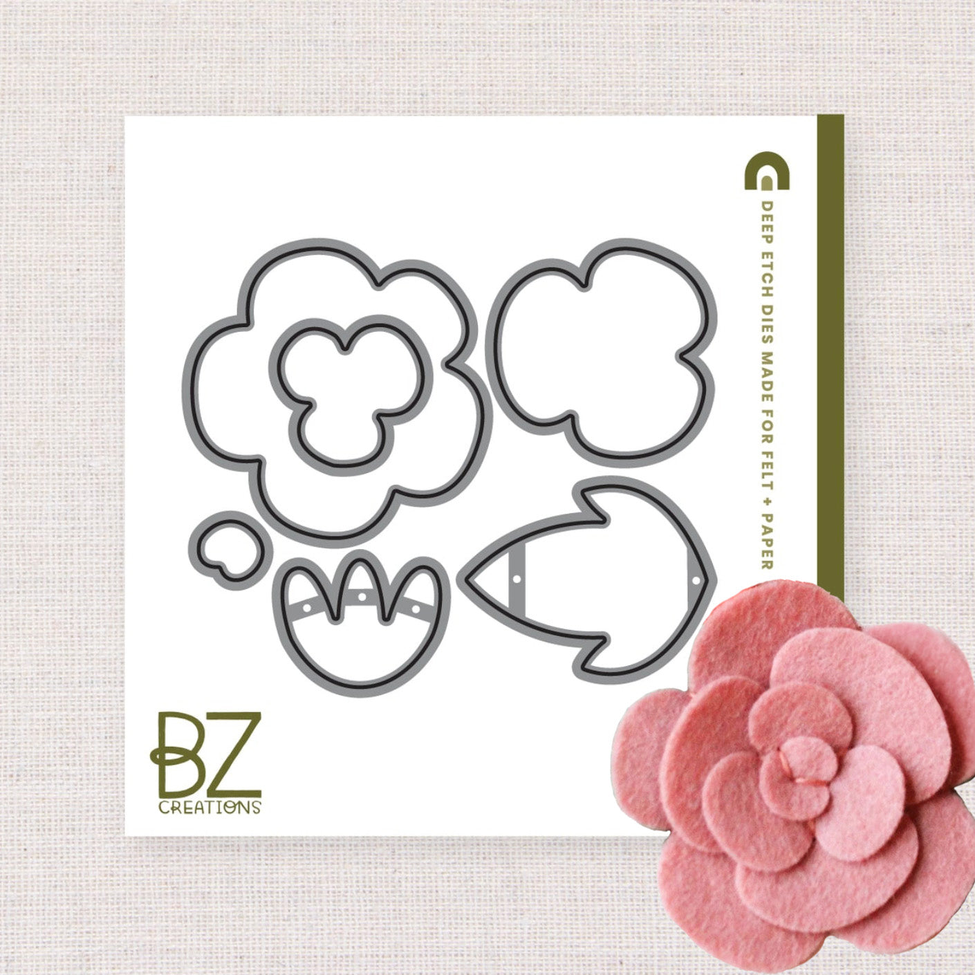 Benzie Design BZ Ring of Roses Deep Etch Dies tded072