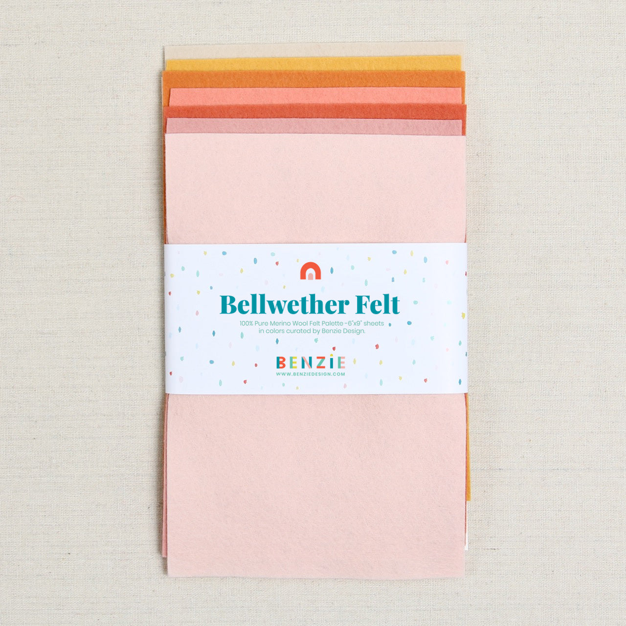 Benzie Design Bellwether Wool Felt Sheets Fairy Ring wp1007wf
