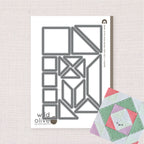 Benzie Design Jeanette's Cozy Quilt Blocks Deep Etch Dies tded039