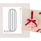 Benzie Design Nordic Woven Heart Deep Etch Die tded063