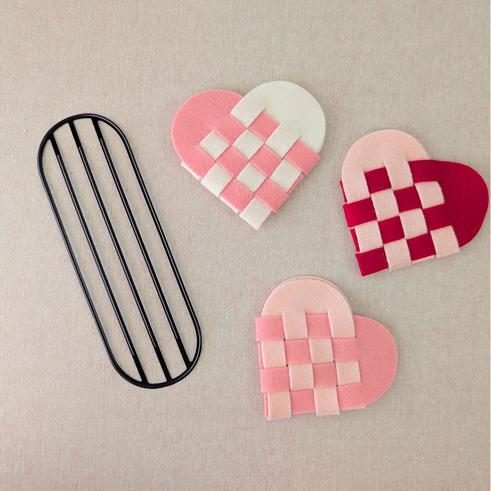Benzie Design Nordic Woven Heart Deep Etch Die tded063 flat