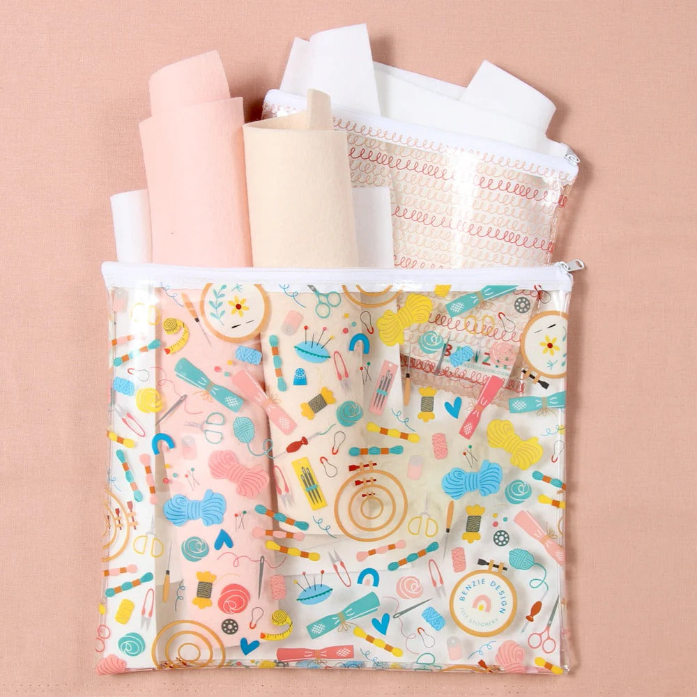 Benzie Design Project Bags Felt Stitchery bztpb21 pouch