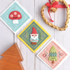Benzie Design Squares and Scallops Deep Etch Dies tded043 holiday