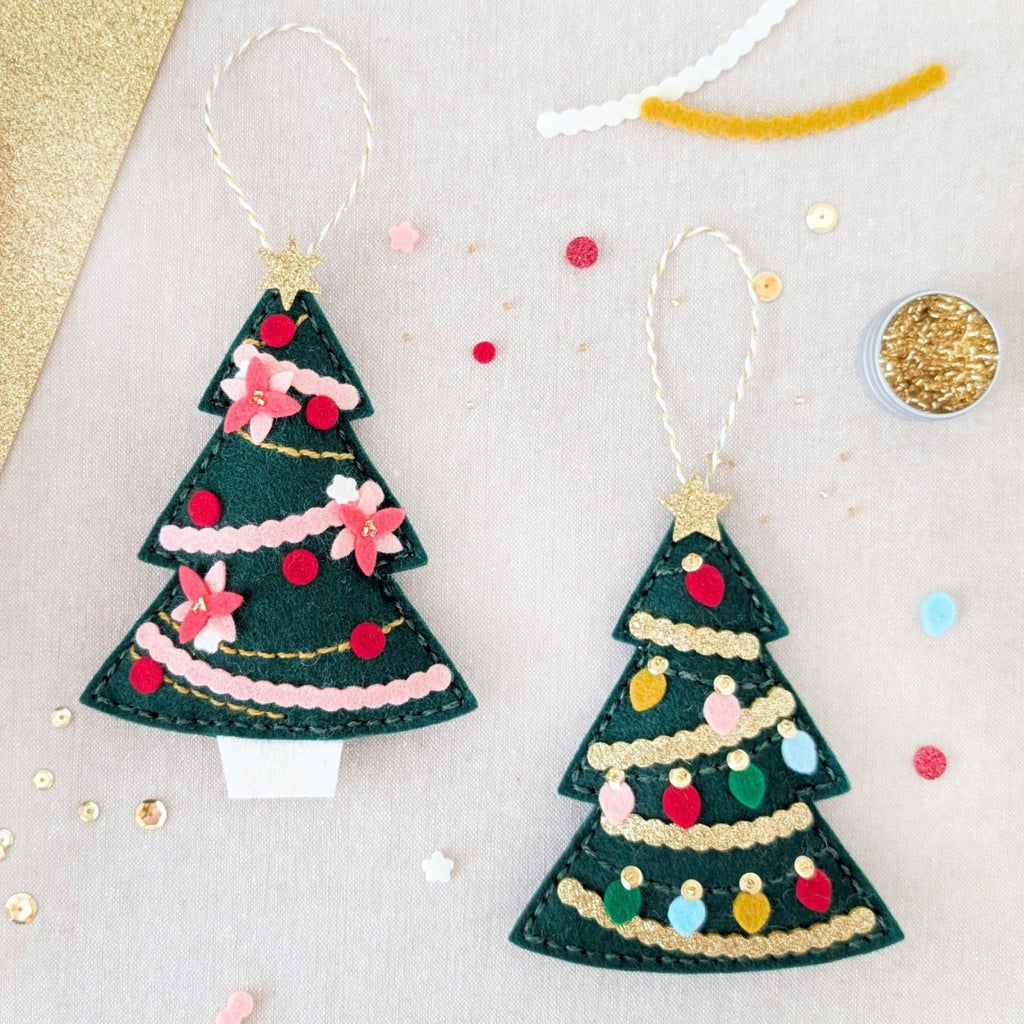 Benzie Design Stitchable Christmas Tree Deep Etch Die tded066 decorated ornaments