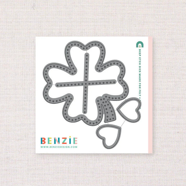 Benzie Design Stitchable Clover Deep Etch Dies tded060
