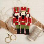 Benzie Design Stitchable Nutcracker Deep Etch Dies tded022 felt toy soldiers ornaments