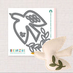 Benzie Design Stitchable Peace Dove Deep Etch Dies tded056