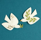 Benzie Design Stitchable Peace Dove Deep Etch Dies tded056 white felt birds sequins