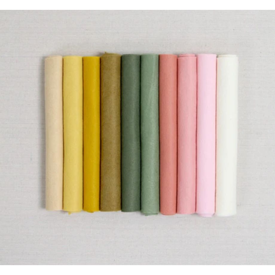 Benzie Design Wool Felt Sheets Boho Garden bp2049wf rolls