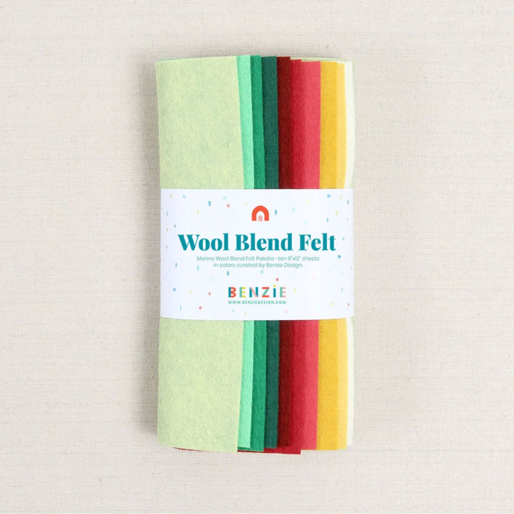 Benzie Design Wool Felt Sheets Christmas Palette bp2024wf