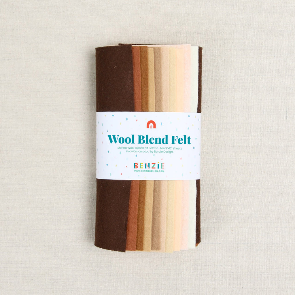 Benzie Design Wool Felt Sheets Doll Face Palette bp2006wf